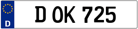 Truck License Plate